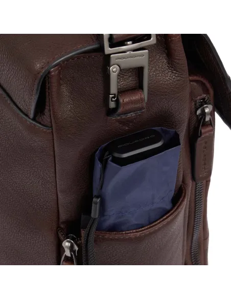 Piquadro Paavo Laptop briefcase with iPad®Pro 12,9" compartment, dark brown
