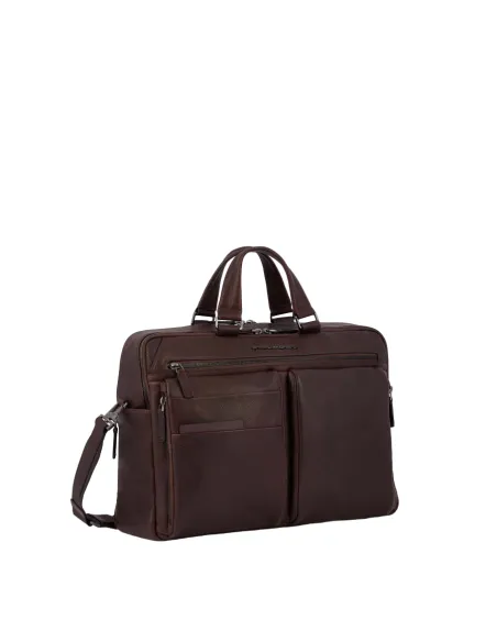Laptoptasche mit iPad®Pro 12,9"-Fach Piquadro Paavo, Dunkelbraun