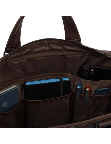 Laptoptasche mit iPad®Pro 12,9"-Fach Piquadro Paavo, Dunkelbraun