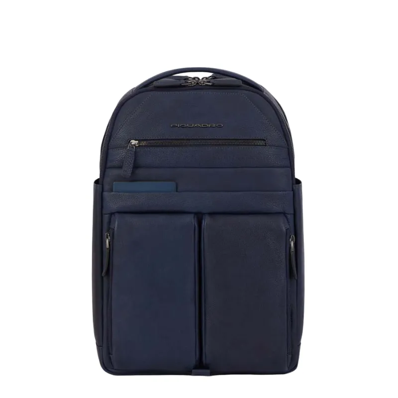Piquadro Paavo Laptop and iPad® backpack with adjustable...