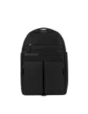 Piquadro Paavo Laptop and iPad® backpack with adjustable sternum strap, black
