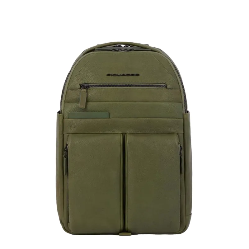 Piquadro Paavo Laptop and iPad® backpack with adjustable...