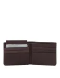 Piquadro Paavo Men's wallet with removable document facility, dark brown