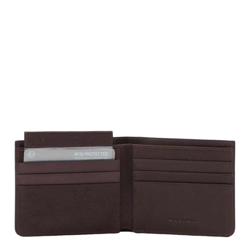 Portafoglio uomo piccolo con porta documenti rimovibile...
