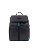 Piquadro Blue Squre Revamp Computer backpack with iPad® compartment, RFID anti-fraud protection, blue