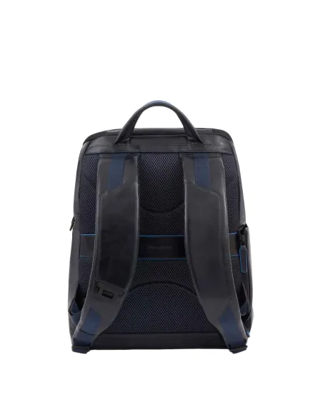 Piquadro Blue Squre Revamp Computer backpack with iPad® compartment, RFID anti-fraud protection, blue