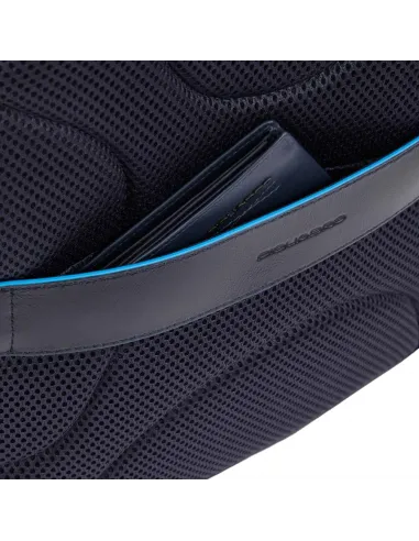 Zaino in pelle Piquadro Blue Square...