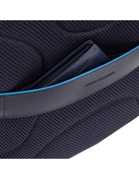Laptop-Rucksack mit iPad®-Fach, RFID-Blocker Piquadro Blue Squre Revamp, braun