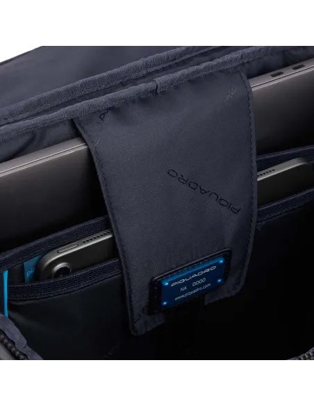 Laptop-Rucksack mit iPad®-Fach, RFID-Blocker Piquadro Blue Squre Revamp, braun