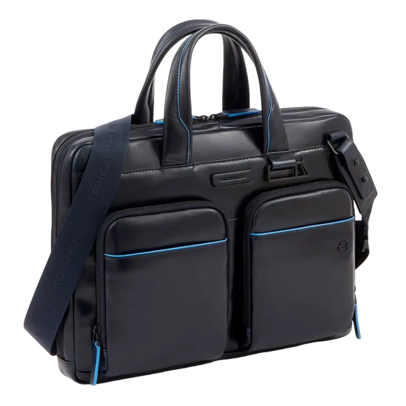 Schmale Laptoptasche mit iPad®-Fach Piquadro Blue Square... 2