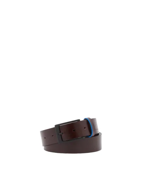 Herren Gürtel Piquadro Blue Square Revamp, Dunkelbraun