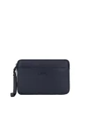 Pochette in pelle a due scomparti Piquadro Modus Special blu