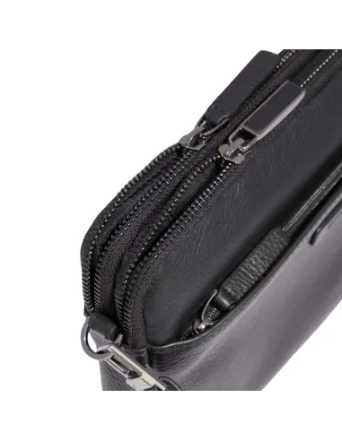 Pochette in pelle a due scomparti...