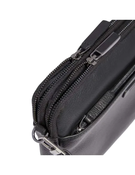 Pochette Tasche Herren mit iPad®mini-Fach und Kreditkartenfächern Piquadro Modus, blau