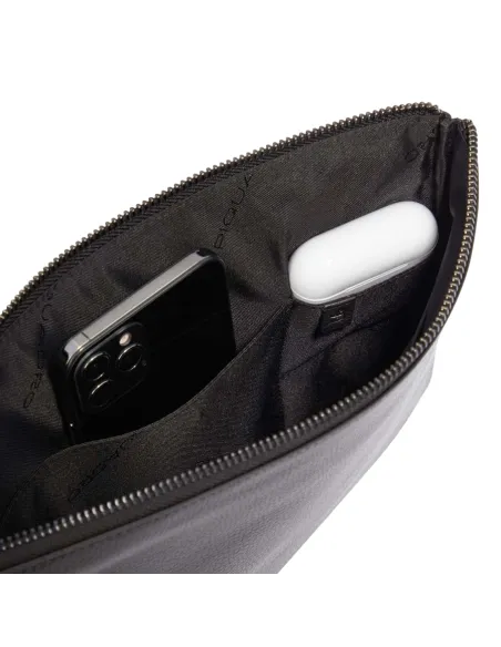 Handgelenktasche Herren mit iPad®-Fach Piquadro Modus Special, blau