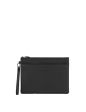 Piquadro Modus Special Men's leather clutch with iPad® compartment, black