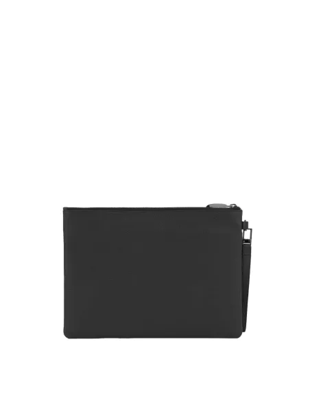 Pochette sottile con manico Piquadro Modus Special nera