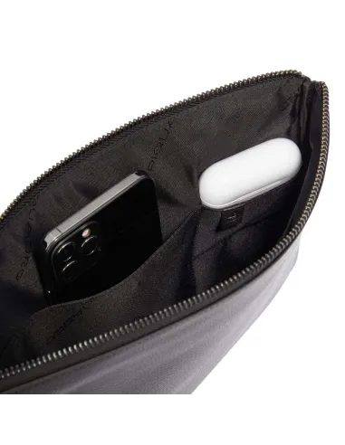 Pochette sottile con manico Piquadro...