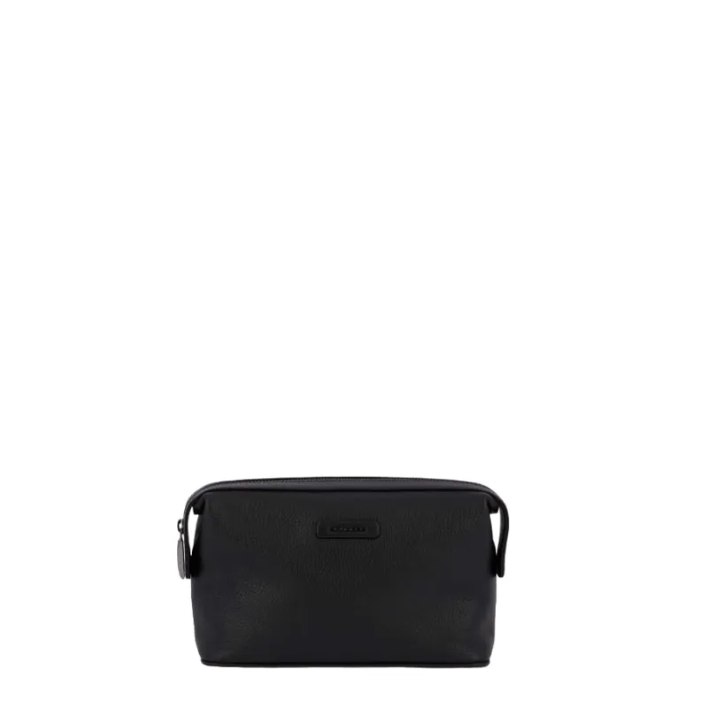 Piquadro Modus Leather toiletry bag, black