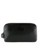 Piquadro Modus Special Toiletry bag with two dividers, black