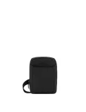 Leder-Umhängetasche mit iPad®mini-Fach Piquadro Modus Special, schwarz