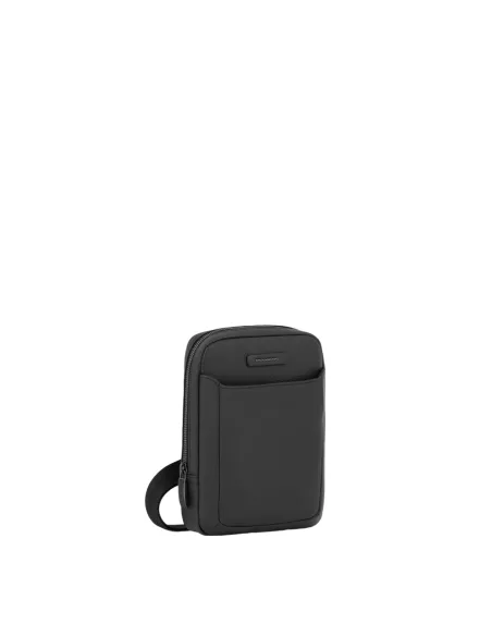Piquadro Modus Special Pocket crossbody bag with iPad®mini compartment, black