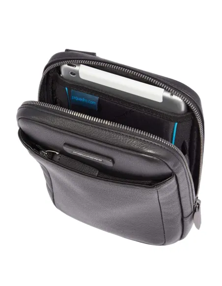 Borsello in pelle Piquadro Modus Special porta iPad®mini nero