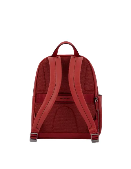 Zaino piccolo porta computer da 13 Piquadro B3 rosso mattone