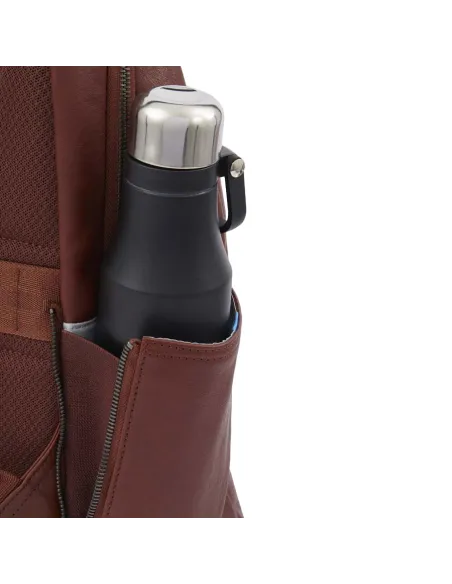 Kleine Laptop-Rucksack mit iPad®-Fach Piquadro Black Square, grün