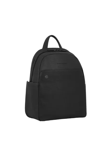 Kleine Laptop-Rucksack mit iPad®-Fach Piquadro Black Square, schwarz