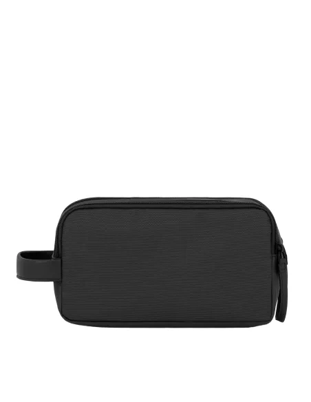 Piquadro Gio Toiletry bag in recycled fabric, black