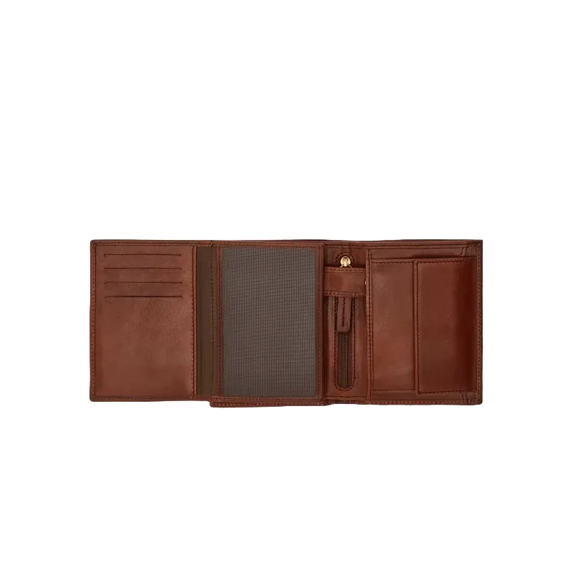The Bridge Story Vertical men's wallet with coin purse...