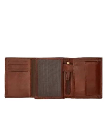 Portafogli verticale The Bridge Story con porta monete e finestra per documenti