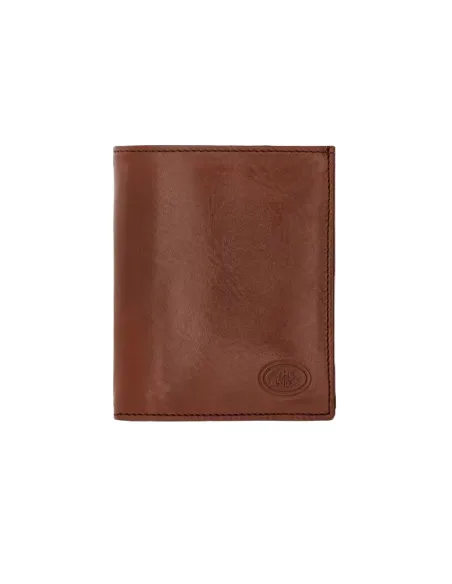 Portafogli verticale The Bridge Story con porta monete e finestra per documenti