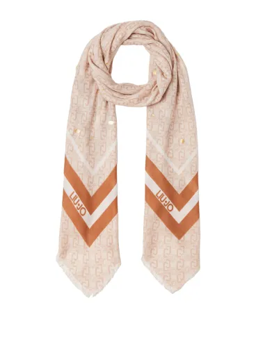 Foulard con logo jacquard Liu Jo...