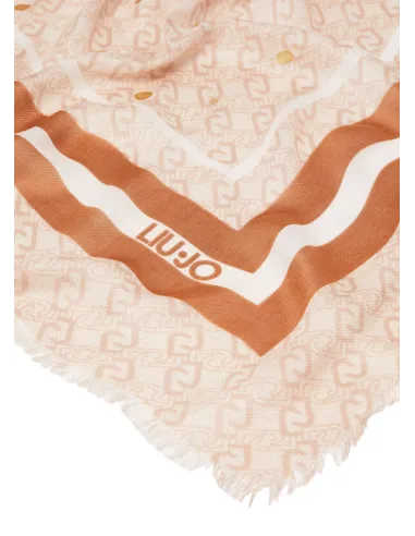 Foulard con logo jacquard Liu Jo...