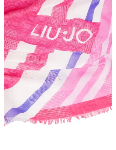 Liu Jo patterned scarf, pink