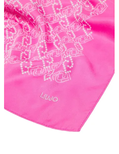 Liu Jo Logo-Schal, fuchsia