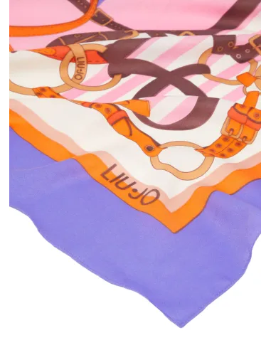 Foulard Liu Jo con stampa glicine