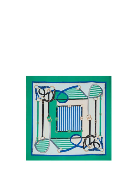 Foulard Liu Jo con stampa verde