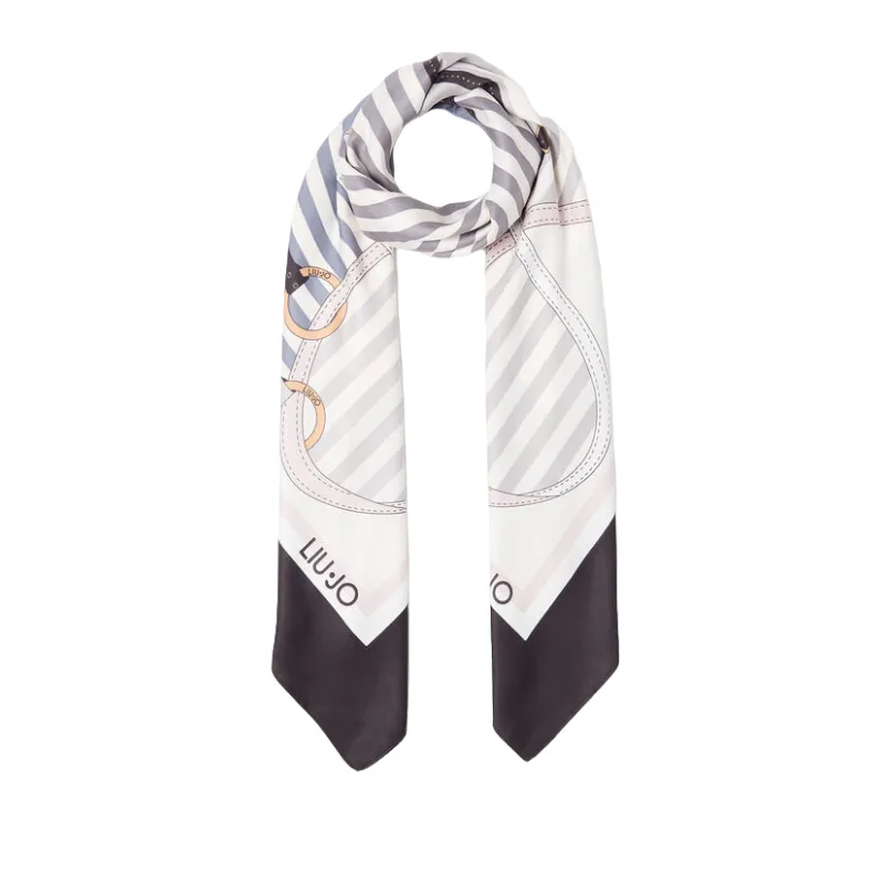 Foulard Liu Jo con stampa nero