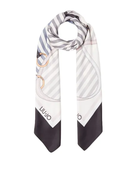 Foulard Liu Jo con stampa nero