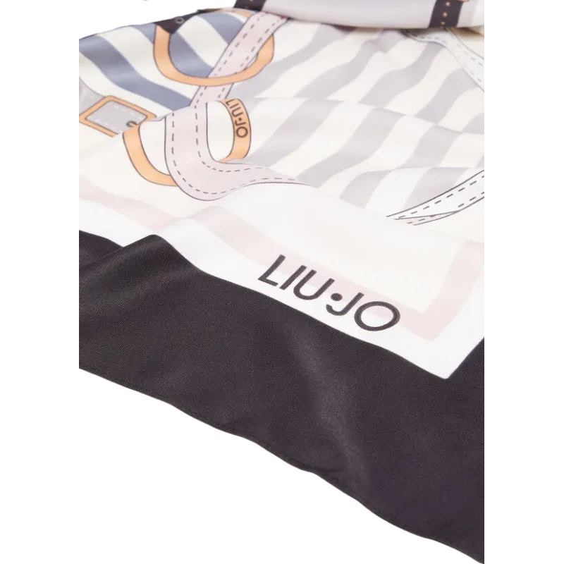 Foulard Liu Jo con stampa nero 2