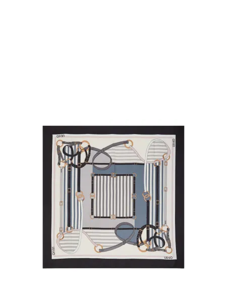 Foulard Liu Jo con stampa nero