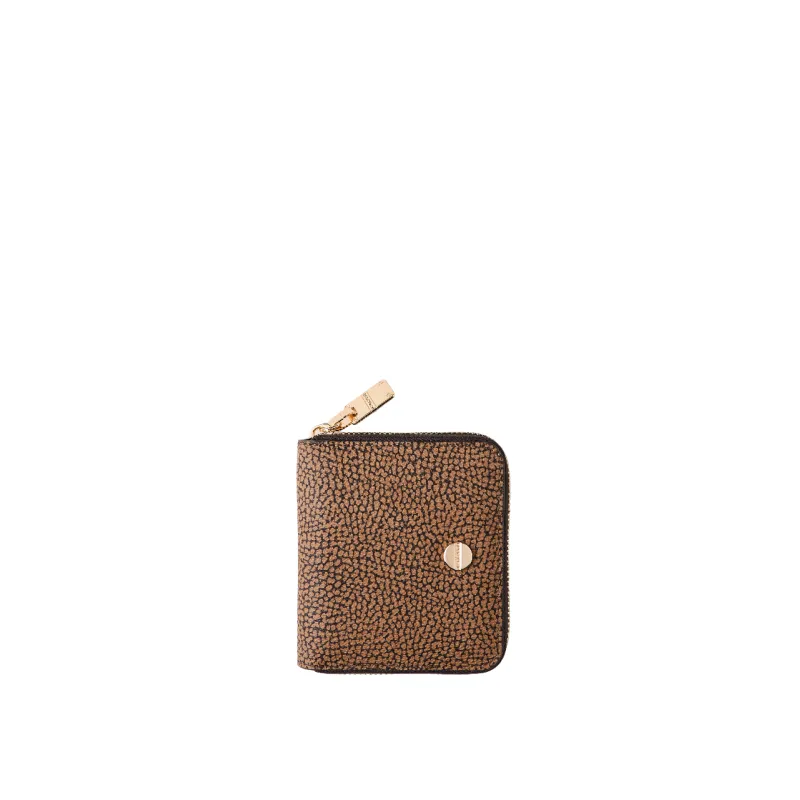 Borbonese women's small zipped wallet