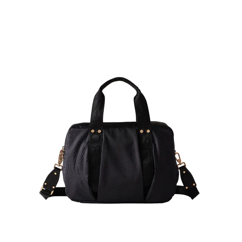 Bauletto medio Borbonese Jet nero