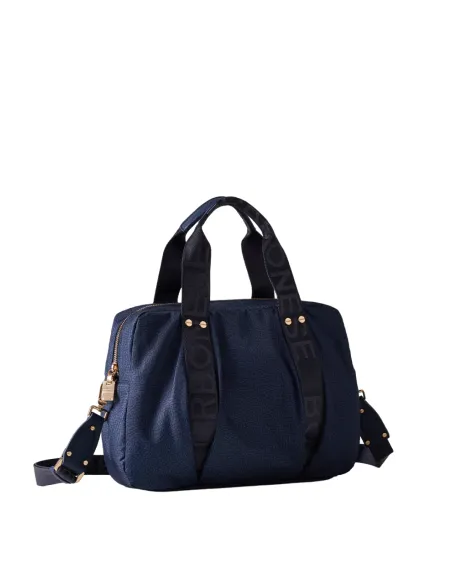 Borbonese Tasche mit zwei Henkeln, blau