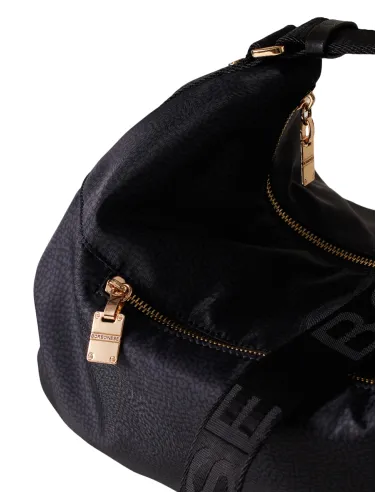 Borbonese Recycled fabric shoulder...