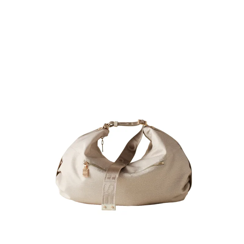 Borsa a spalla L Borbonese gesso