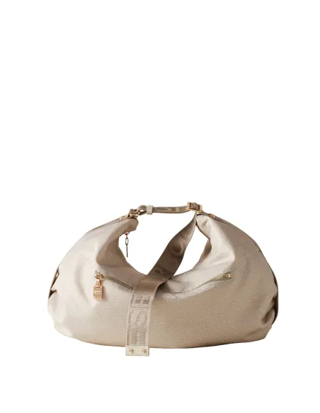 Borbonese Recycled fabric shoulder bag